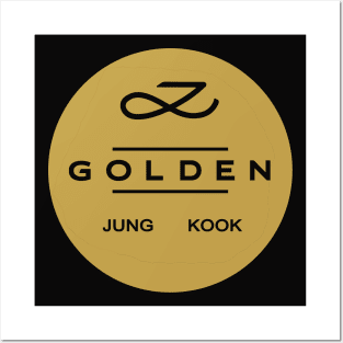 Jungkook Golden Posters and Art